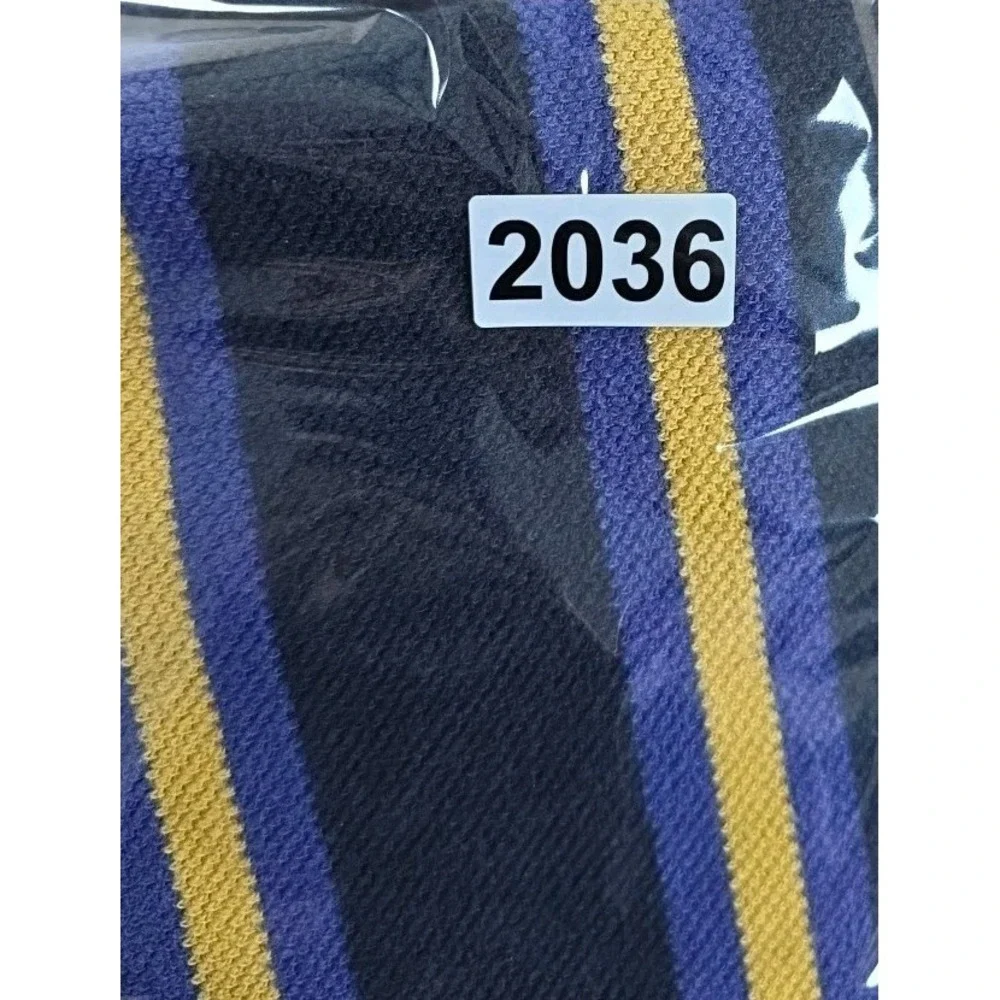 Polo Ralph Lauren Rugby Polo Shirt Yellow, BLACK, PURPLE Striped LOGO 2XL RAVENS